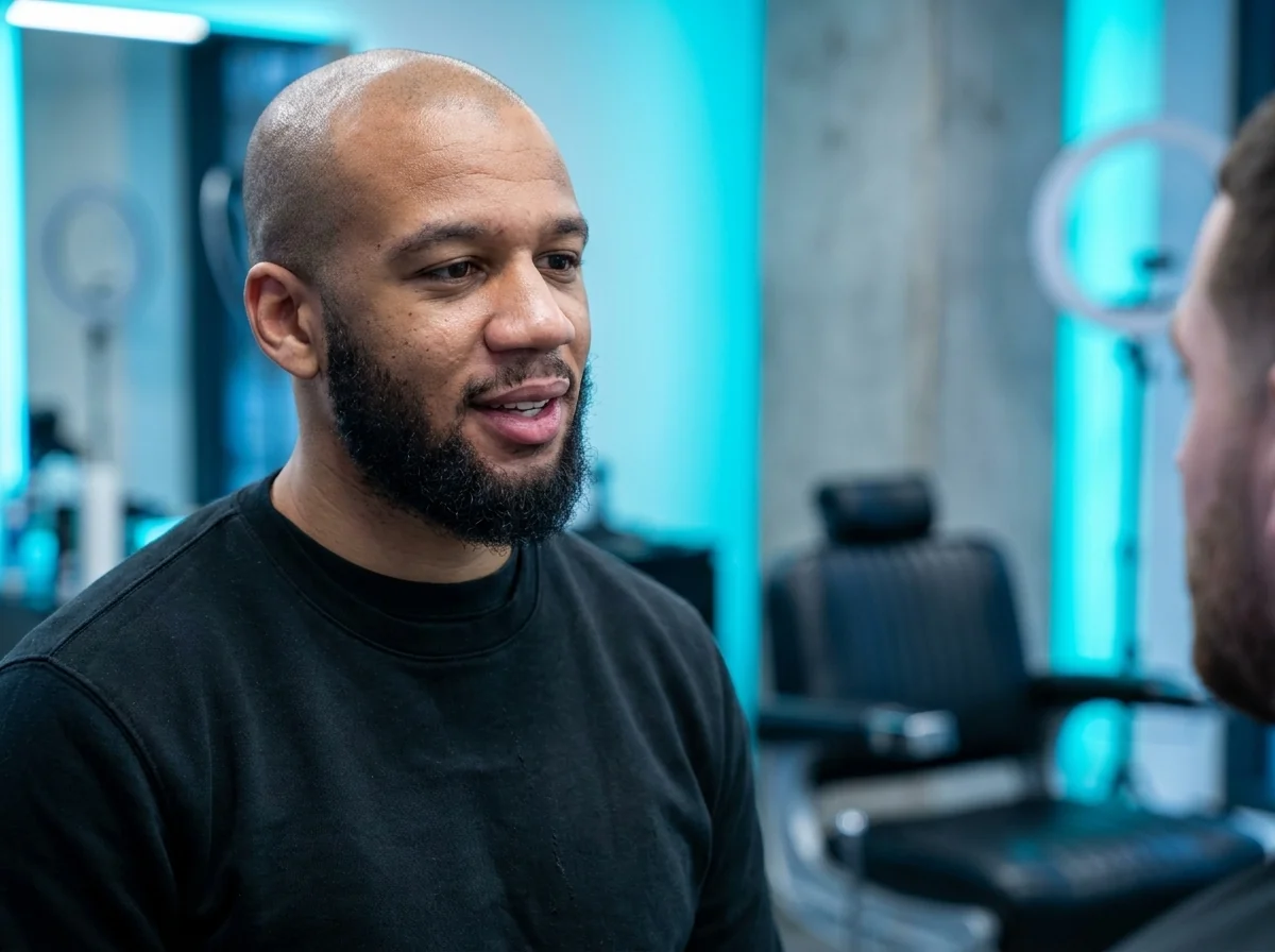 Consultation barbier client avant coupe homme selon l'âge