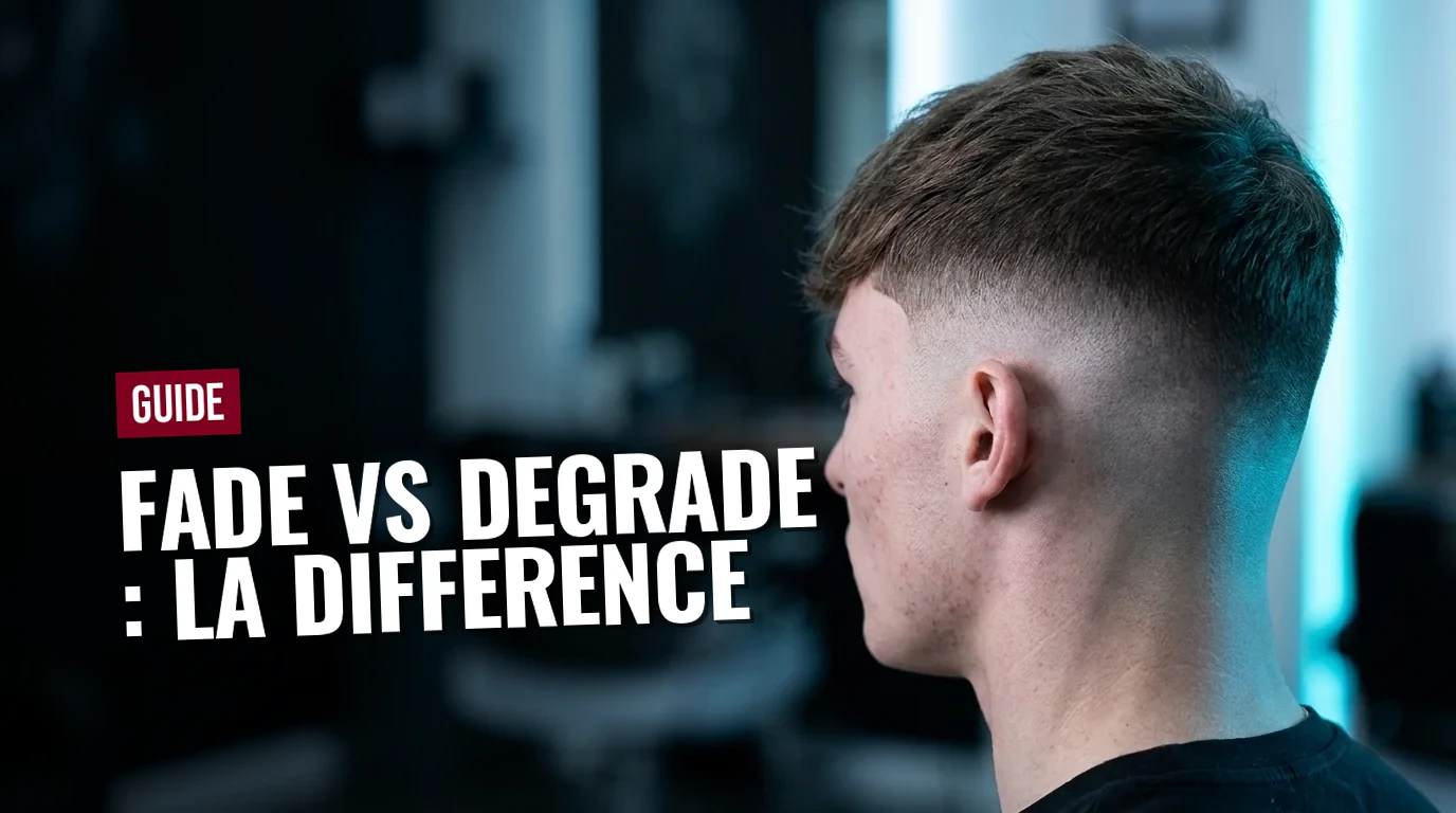 Skin fade net réalisé par un barbier Barber Concept, différence fade et dégradé