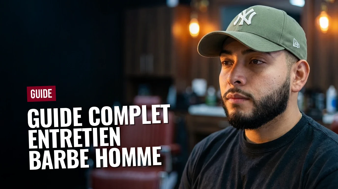 Barbe homme soignée de longueur moyenne dans un salon Barber Concept