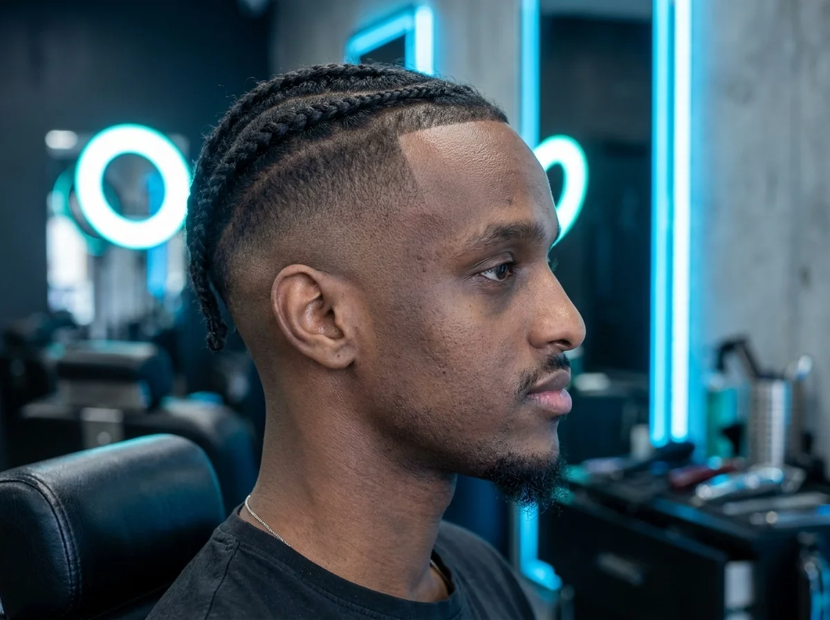 Résultat d'un taper fade homme net chez Barber Concept, dégradé progressif côtés et nuque sans aller à blanc