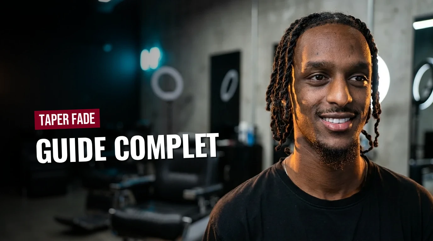Taper fade homme réalisé par un barbier Barber Concept — guide complet