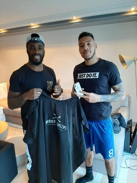 Corentin Tolisso — client Barber Concept