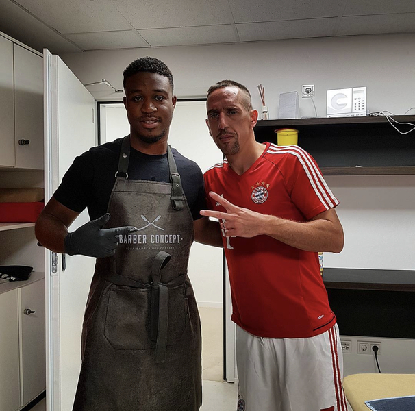 Frank Ribéry — client Barber Concept