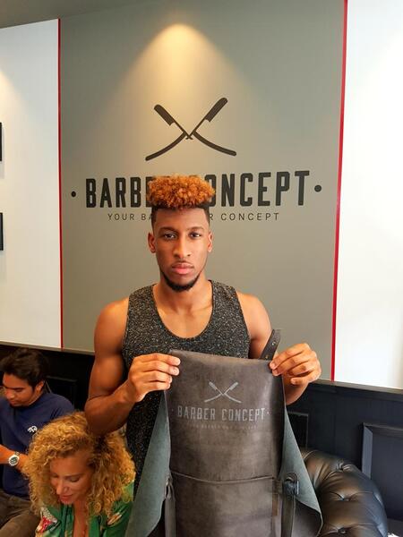 Kingsley Coman — client Barber Concept