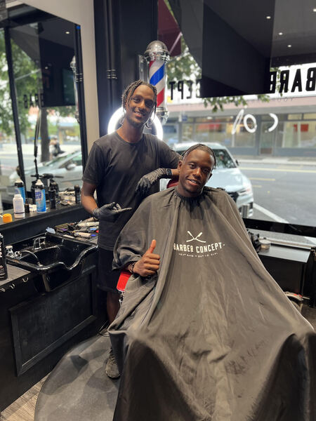 Zakaria — client Barber Concept