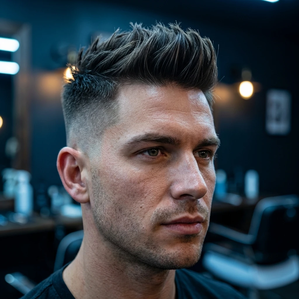 Transformation coupe homme chez Barber Concept